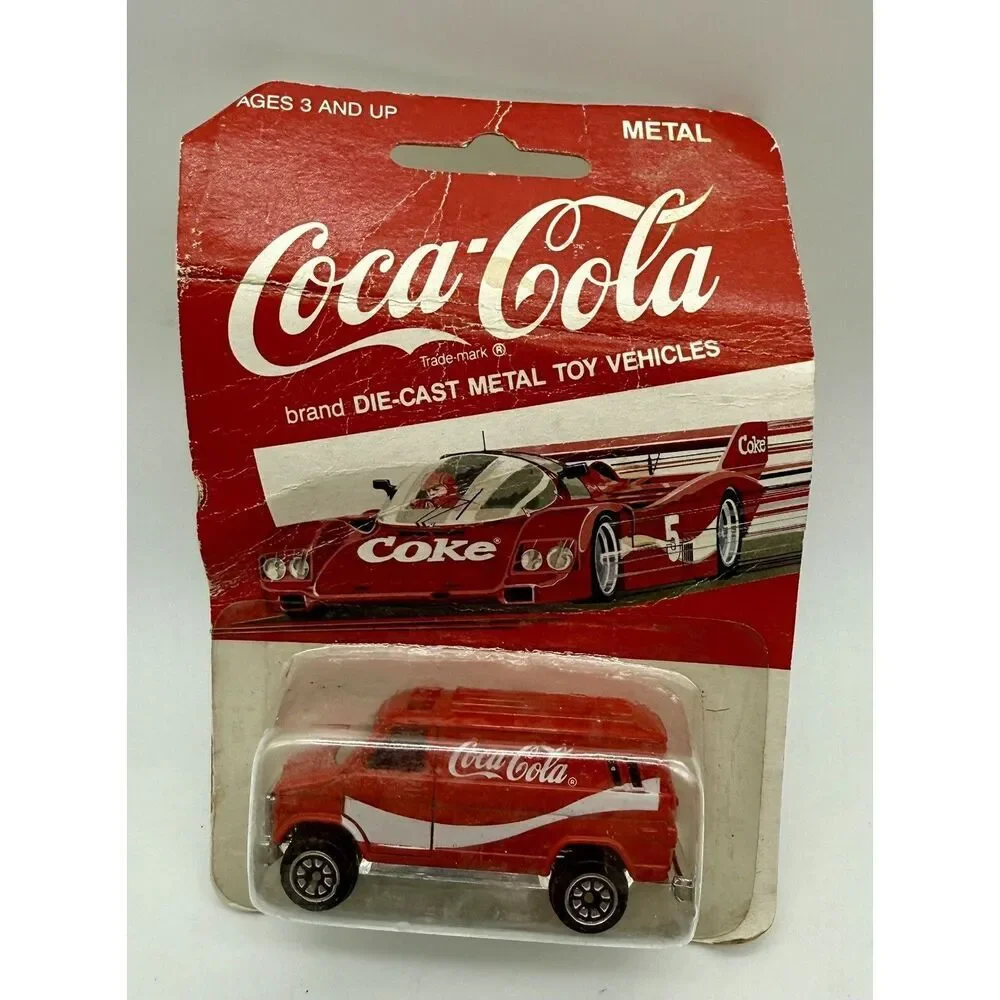 1988‎ Coca Cola Red Van  A Die-Cast Metal Toy Vehicle Hartoy Vintage
